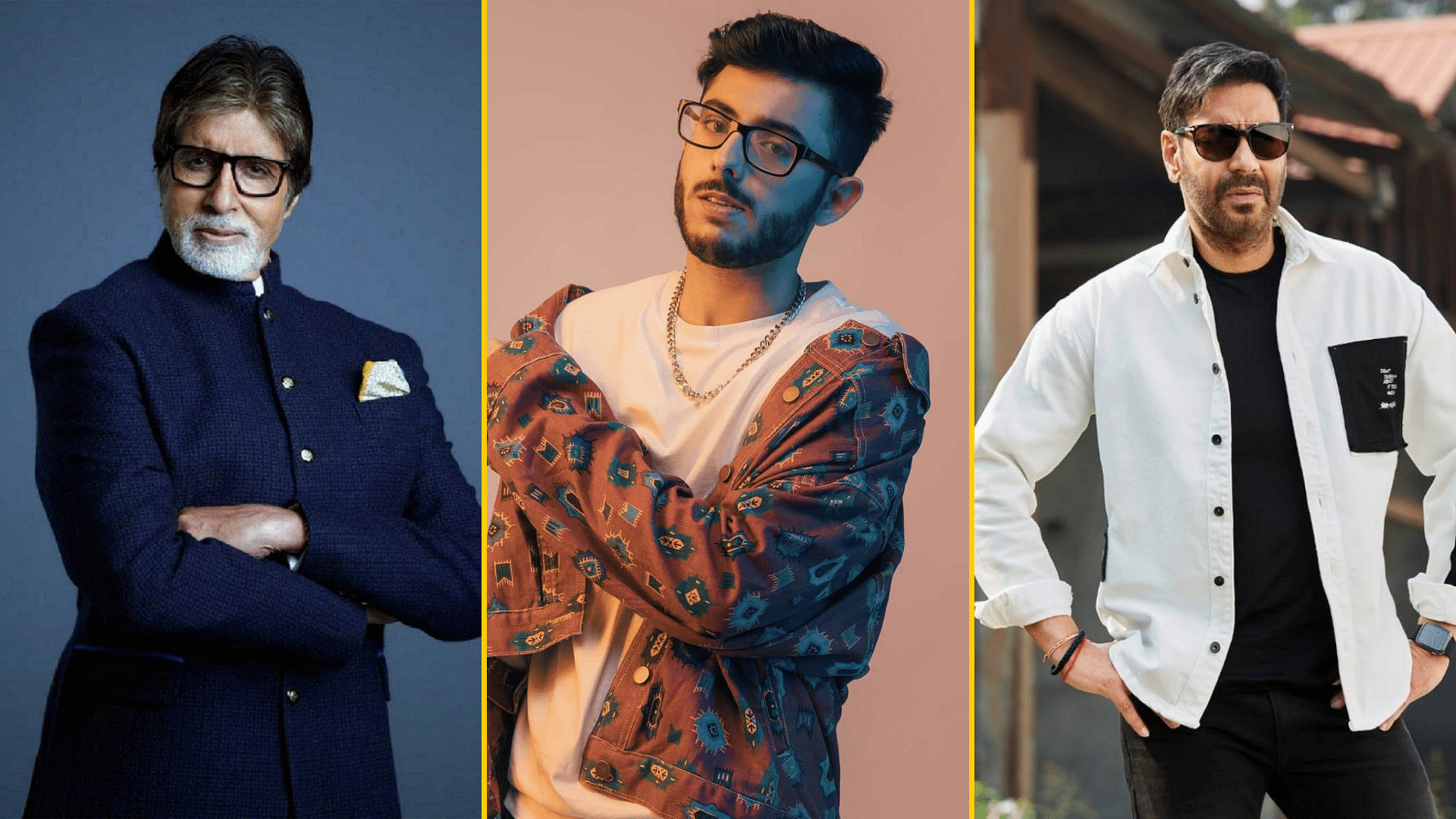 YouTuber CarryMinati will feature alongside Amitabh Bachchan and Ajay Devgn in <i>MayDay</i>.