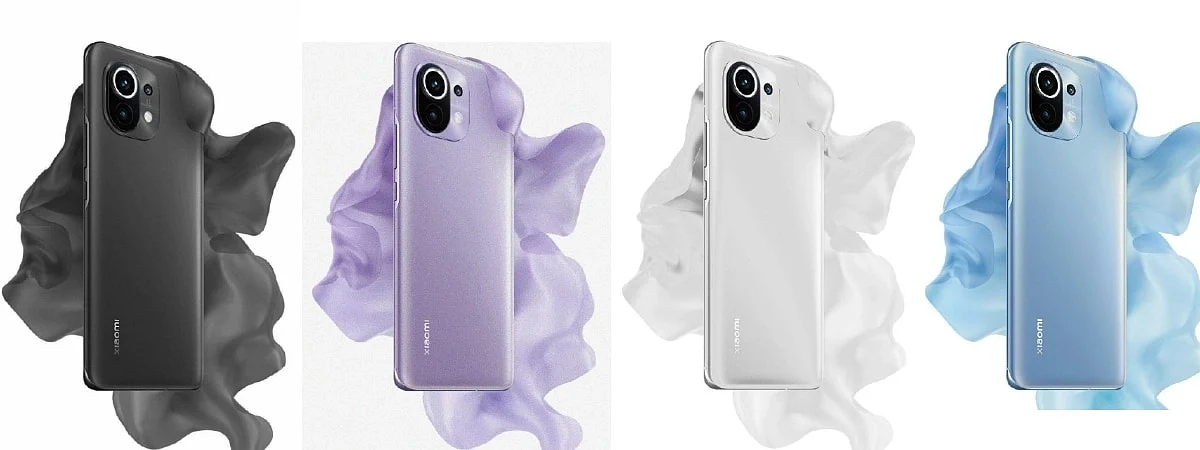 Suggested Xiaomi Mi 11 colour variants