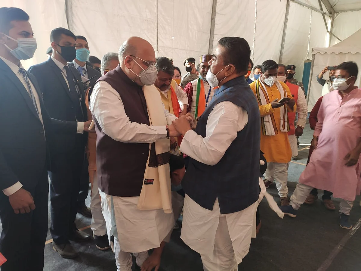 Suvendu Adhikari Joins BJP, Shah Says ‘Didi Will Be Left Alone’