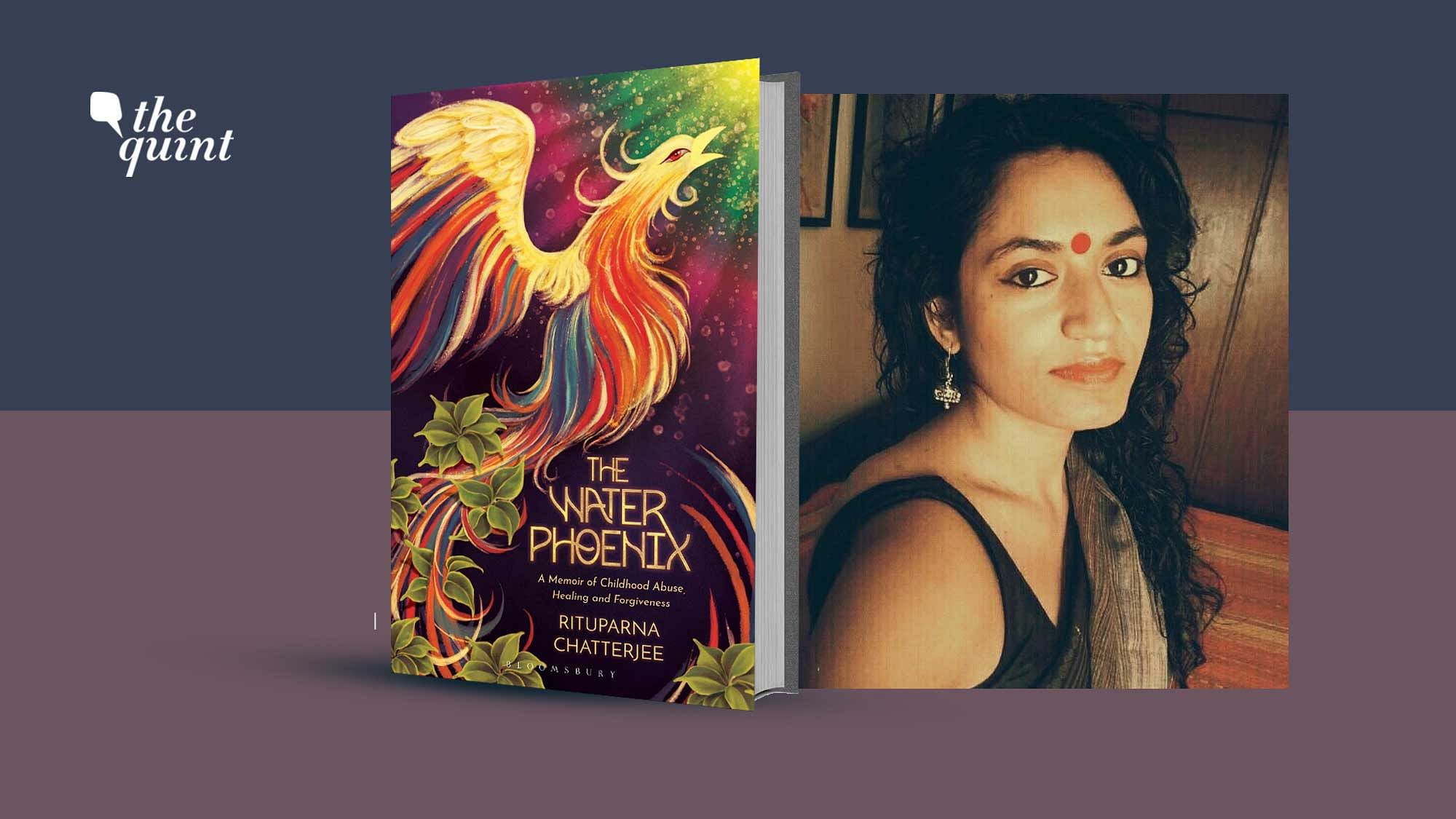 Image of author Rituparna Chatterjee and the cover of her memoir ‘The Water Phoenix’, used for representational purposes.
