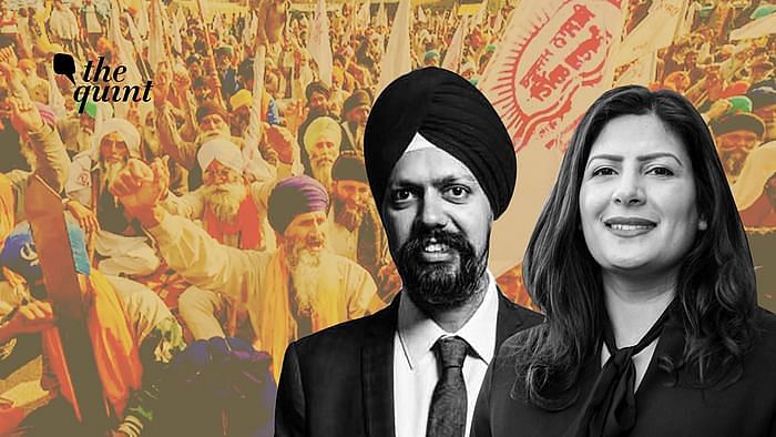 Leaders like Tanmanjeet Singh Dhesi (L) and Preet Kaur Gill (R) from UK have come out in support of protesting farmers.