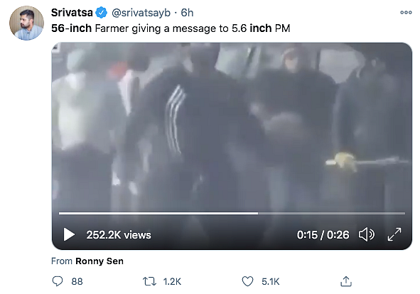 Unmoved By Water Cannons: Twitter Lauds Brave Farmer in Viral Clip