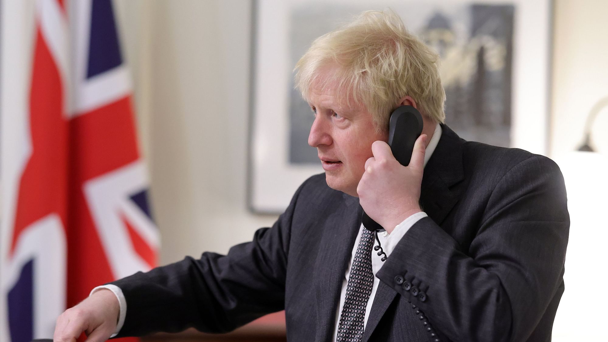UK PM Boris Johnson.