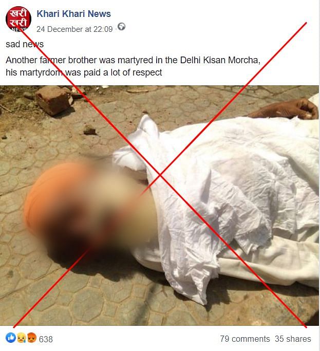 We found that the image was also posted back in 2018, much before the farmers’ Delhi Chalo protests started.