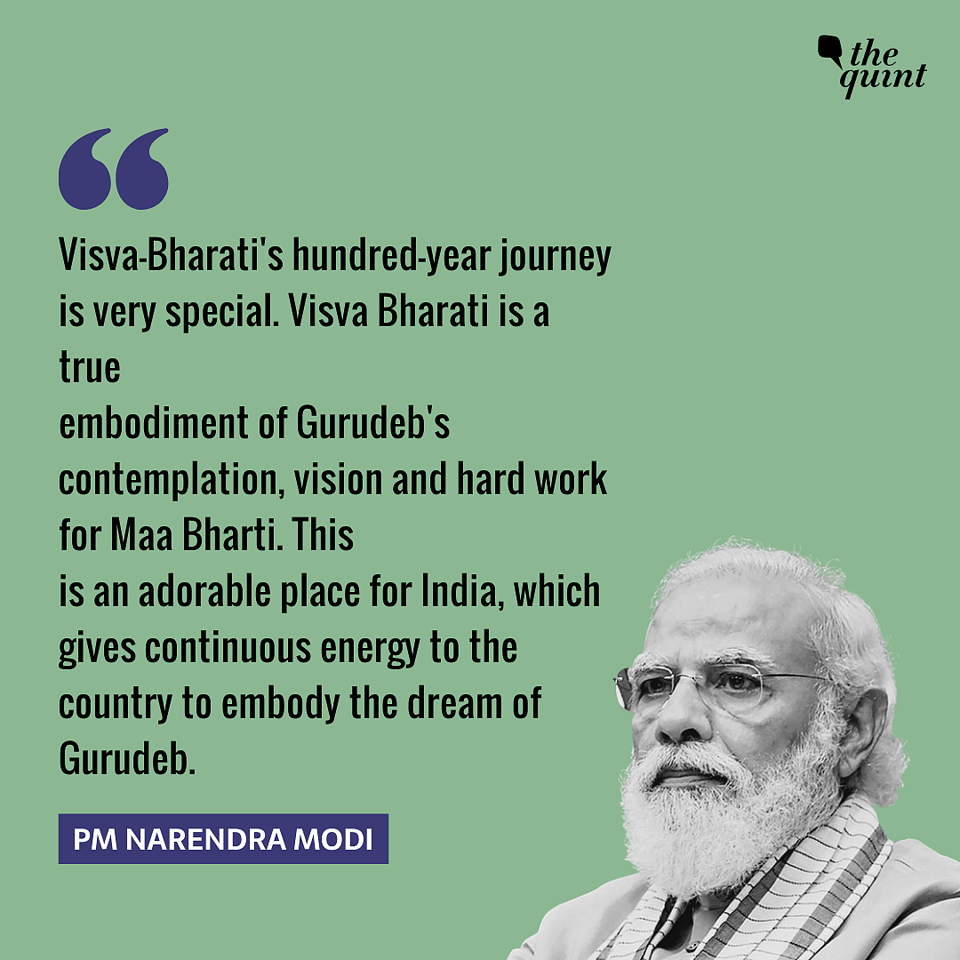 Visva Bharati an Image of Nationalist Sentiment: Modi at Uni