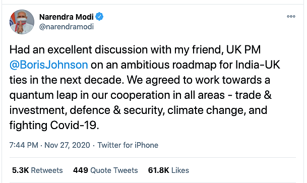 British High Commission Won’t Confirm Or Deny Boris is R-Day Guest