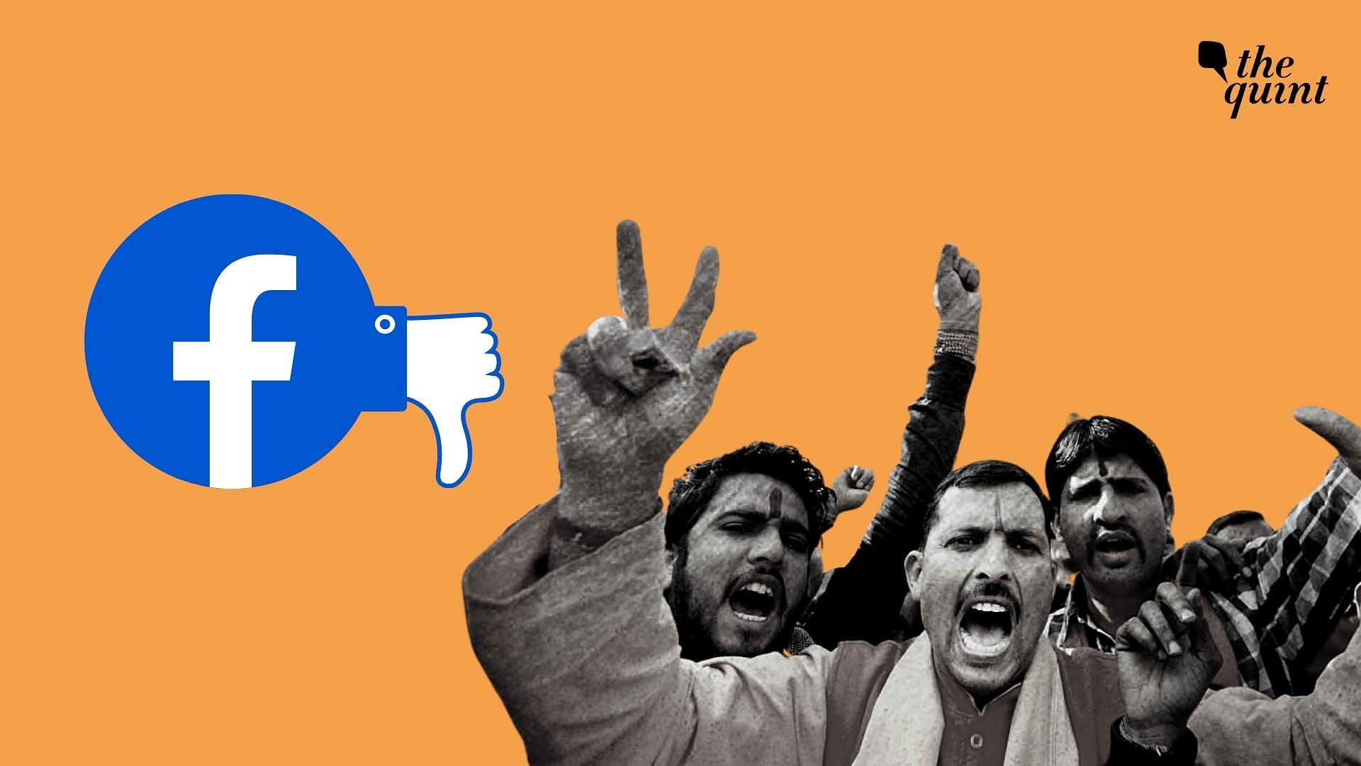<div class="paragraphs"><p>Social media giant Facebook feared a crackdown in India by taking actions against right-wing groups Bajrang Dal, Sanatan Sanstha and Sri Ram Sena for hate-speech violations, a report by The Wall Street Journal has revealed.</p></div>