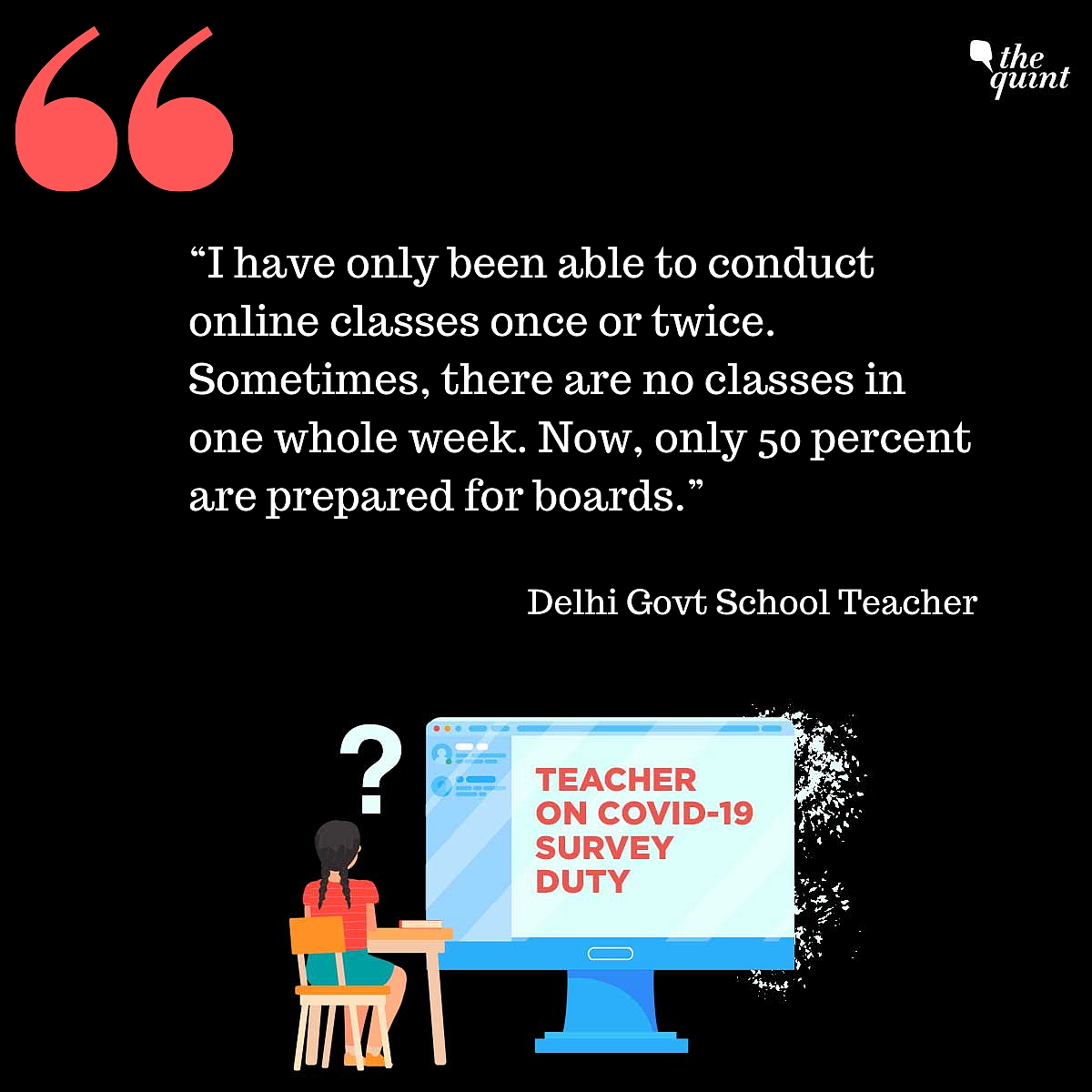 Class 10 Students Suffer as Delhi Govt Puts Teachers on COVID Duty