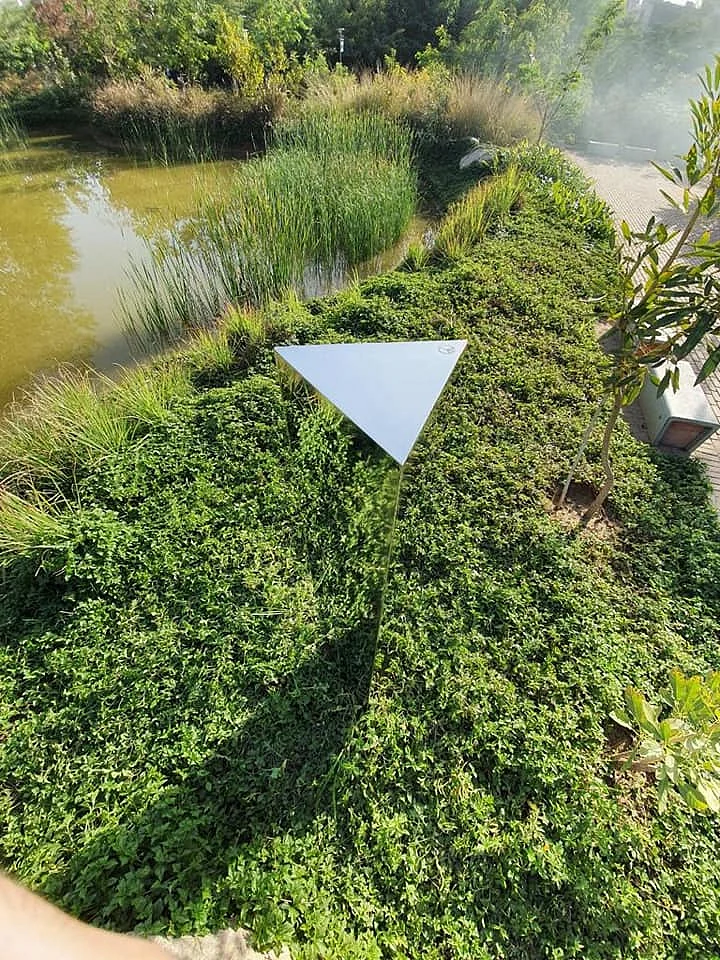 India's 1st Monolith Appears With Mysterious Message In Ahmedabad