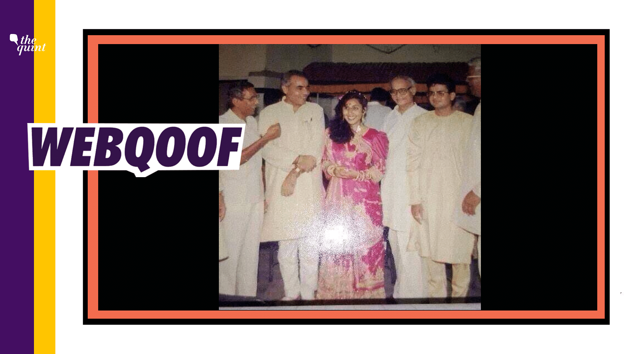 Keyur Chapatwala confirmed that the woman standing next to Modi is his sister, Alpa Chapatwala. 