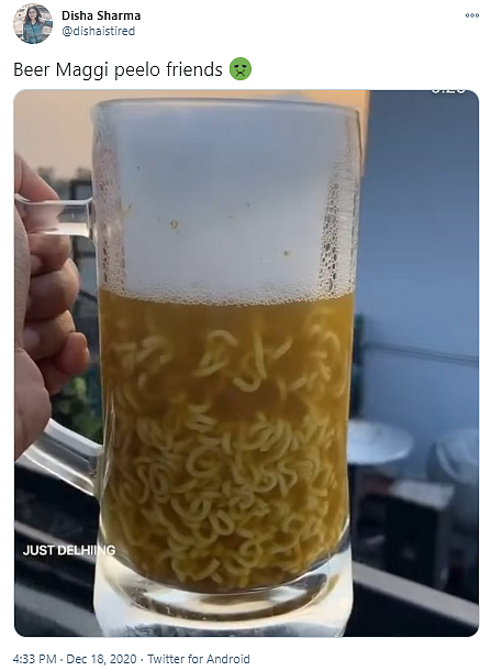Another Bizarre Addition to 2020: 'Beer Maggi' at Delhi Restaurant