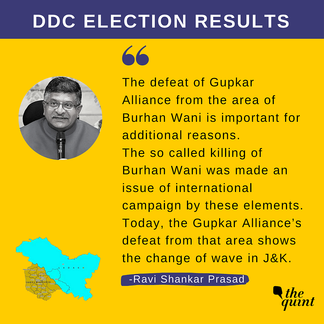 BJP Calls DDC Results ‘Affirmation’; ‘Hard-Earned Win’ Says Gupkar
