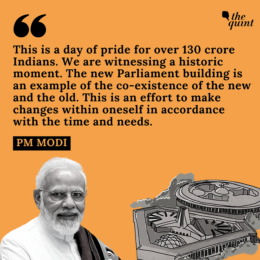 ‘Day of Pride’: PM Modi Lays Foundation Stone for New Parliament