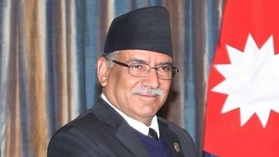 Former prime minister of Nepal Pushpa Kamal Dahal.&nbsp;