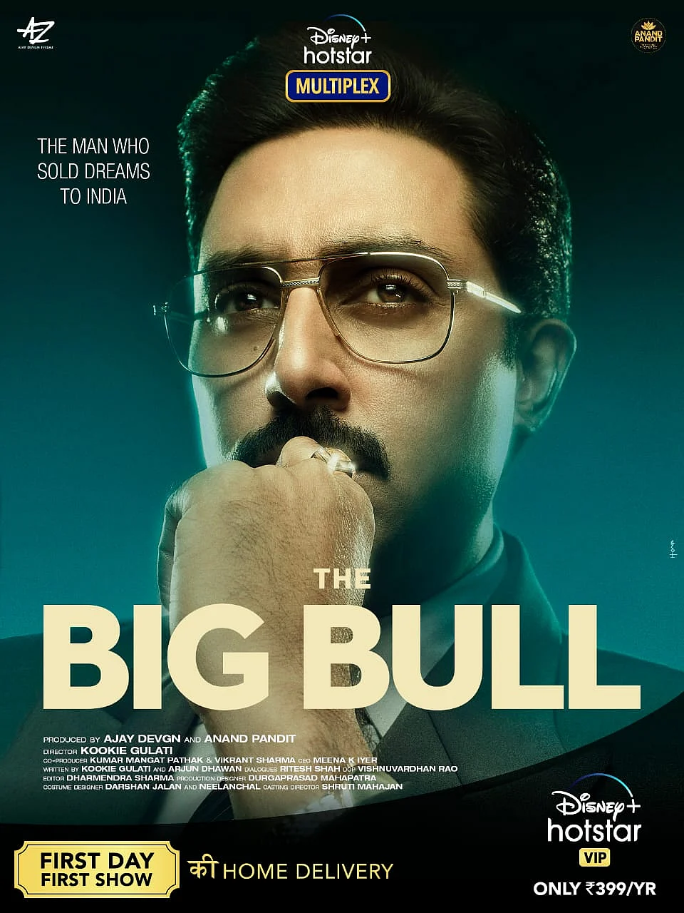 Abhishek Bachchan plays a stock broker in <i>The Big Bull </i>.