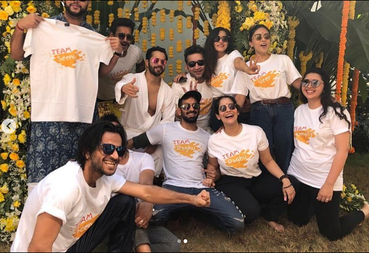 One of his friends looks exactly like Aditi Rao Hydari, spot her!