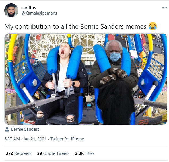 Bernie Sanders Inauguration Memes: Bernie Sanders In Mittens Become Viral  Meme on Inauguration Day