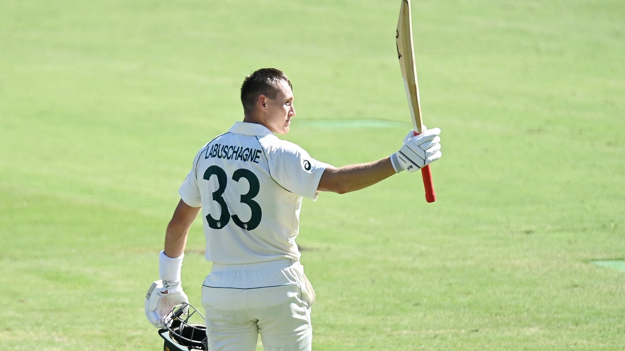 Australia’s Marnus Labuschagne scored 108 vs India on Day 1 of the Brisbane Test.