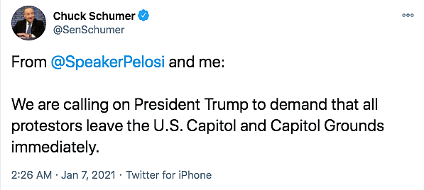 ‘Coup, Attack on America’: US Lawmakers Condemn Capitol Takeover