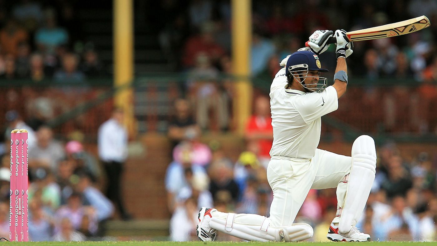 Sachin Tendulkar batting at the Sydney Cricket Ground.&nbsp;