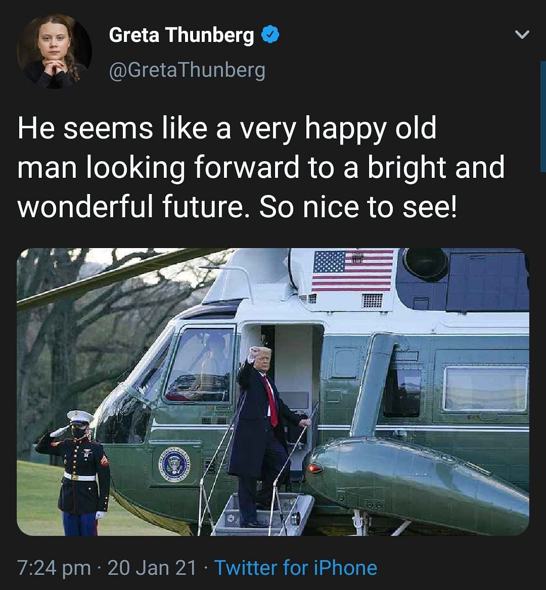 Greta Thunberg gave Donald Trump the ultimate response.