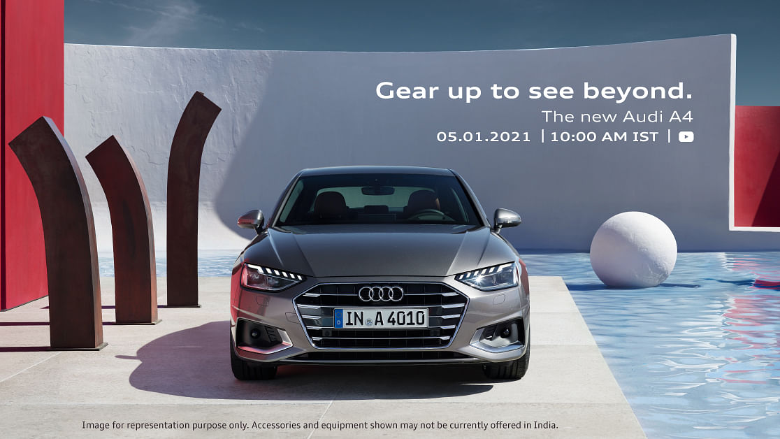 The new Audi A4 will launch at 10 am IST on 5 January 2021.