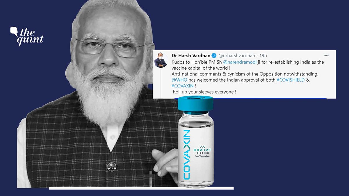‘Anti-National’ Tag For Those Questioning Govt Over Covaxin Nod