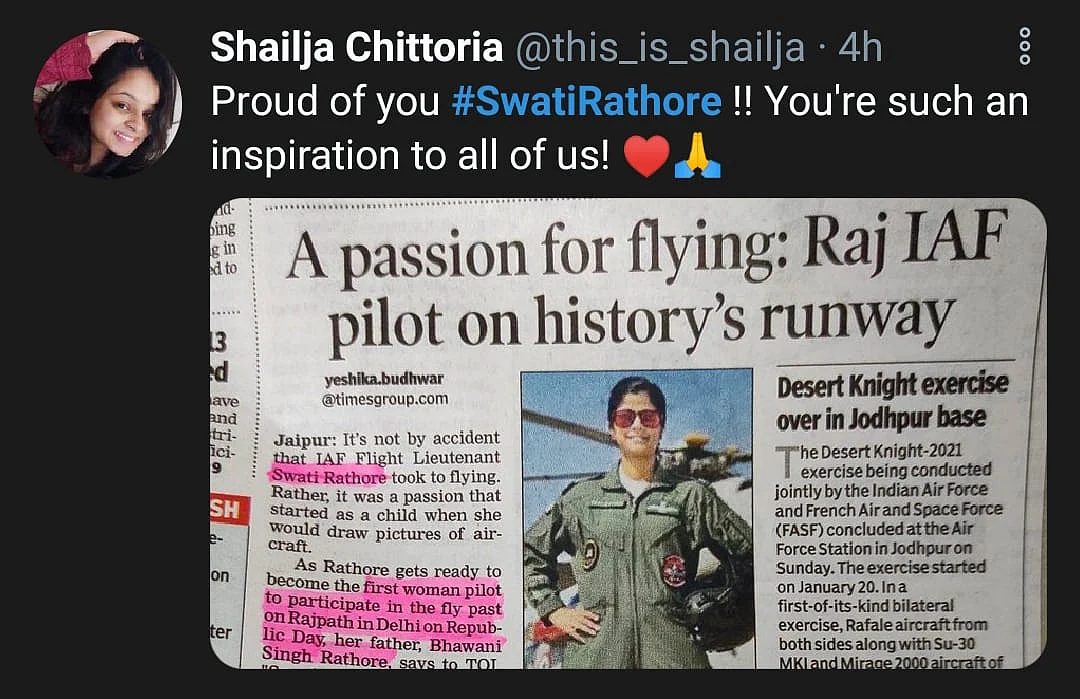 Swati Rathore Becomes First Woman To Lead Republic Day Parade