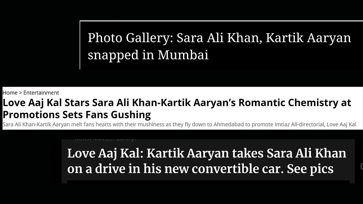 Sara Ali Khan and Karthik Aryan grabbed headlines as the 'rumoured couple'