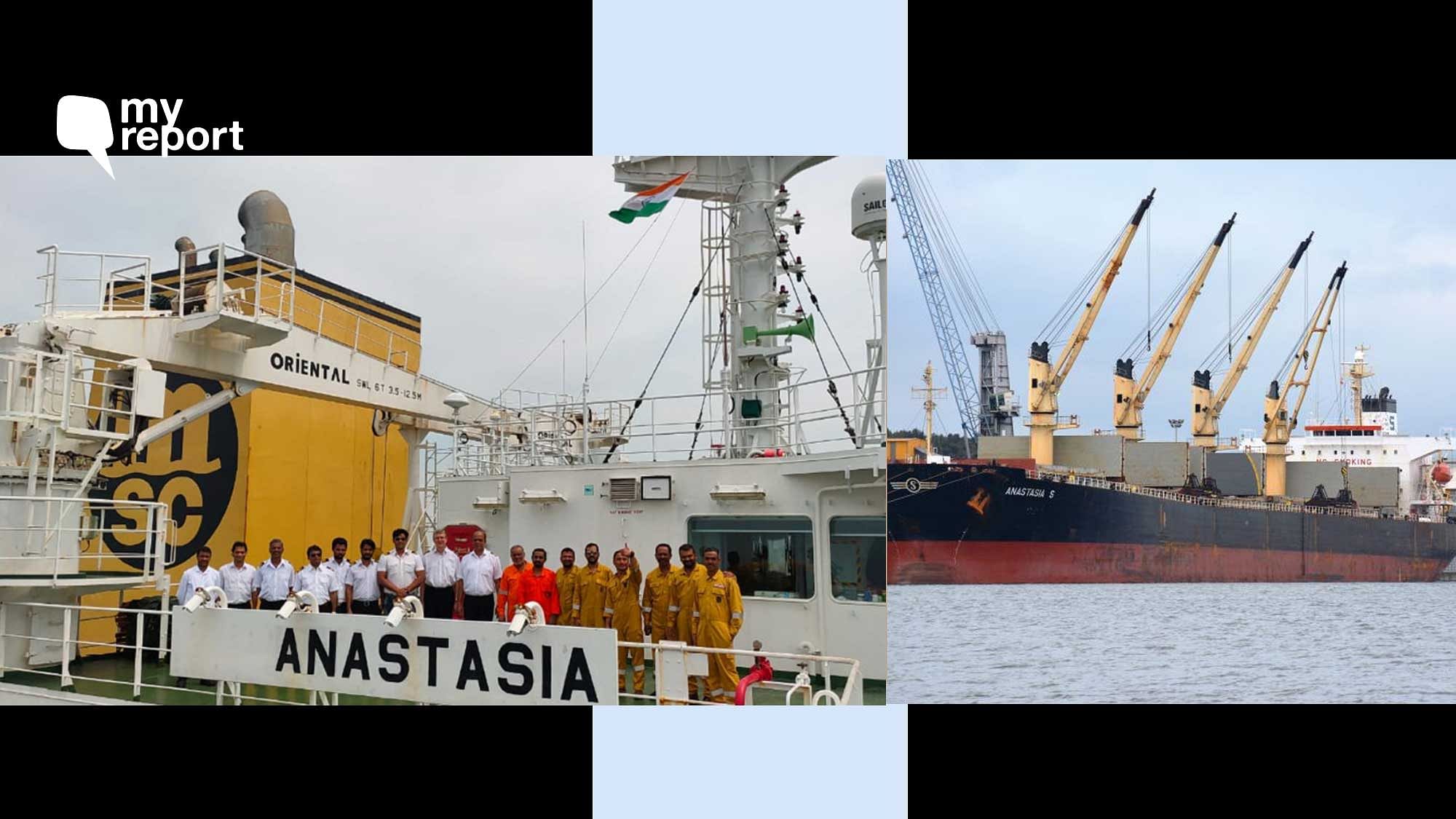 The 16 Indian crew members of MV Anastasia are still stuck in China.