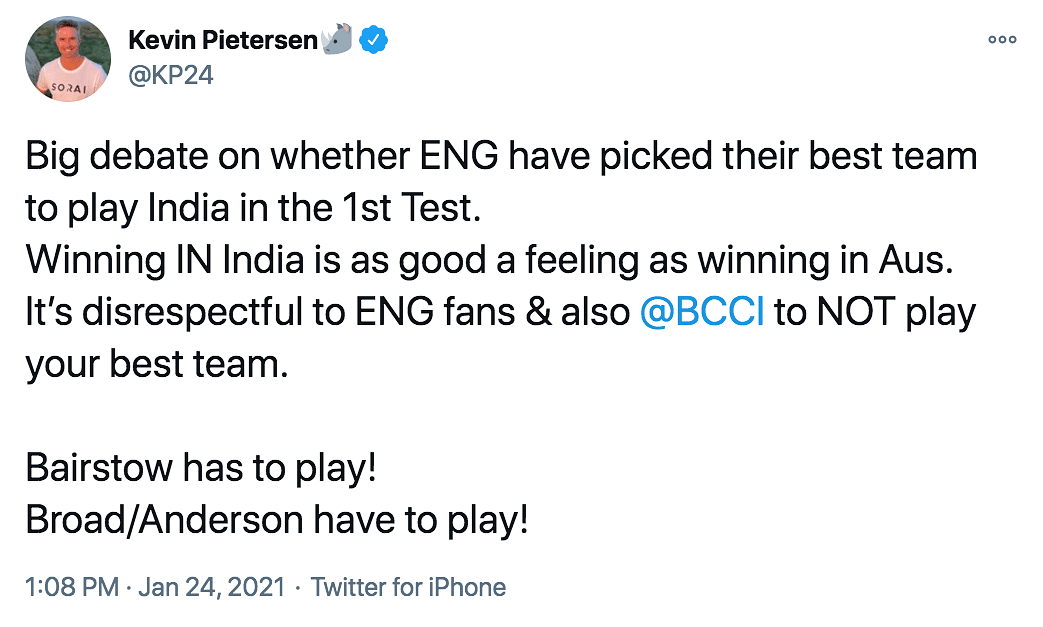 Jonny Bairstow, Mark Wood and Sam Curran have been rested for the first two Tests against India.