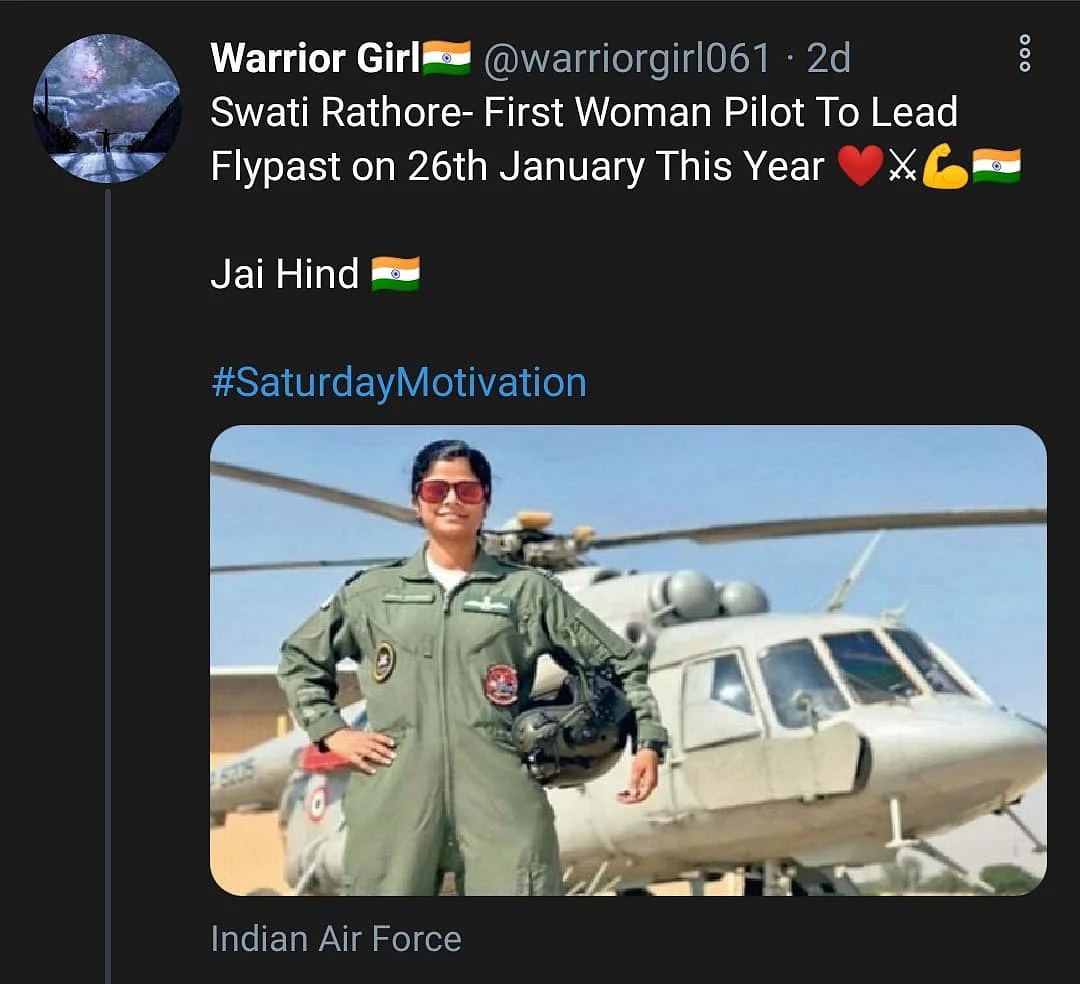 Swati Rathore Becomes First Woman To Lead Republic Day Parade