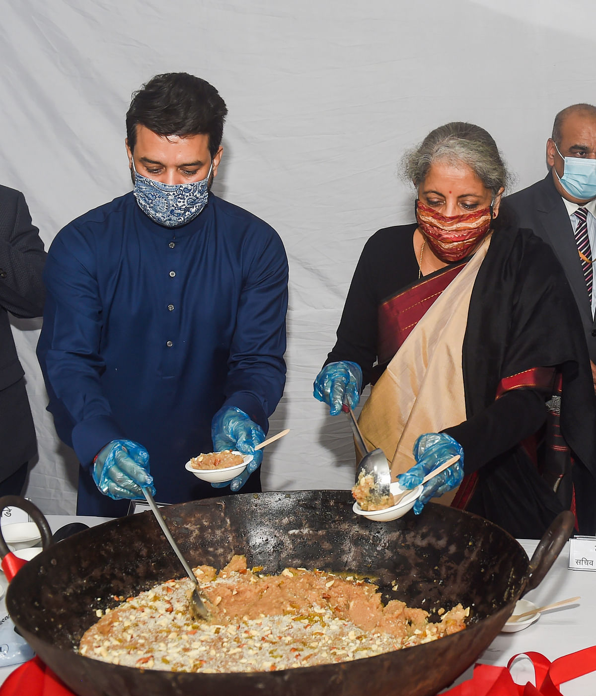 A customary Halwa ceremony is performed every year before the “lock-in” process of the Budget gets underway. 