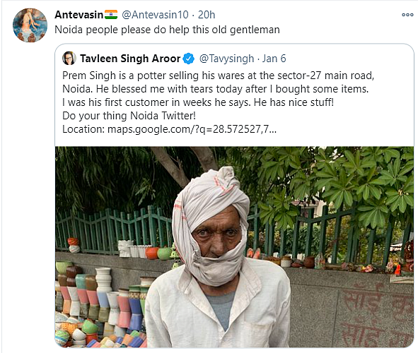Noida Potter Suffers Loss, Twitter Helps Him Get Back on His Feet