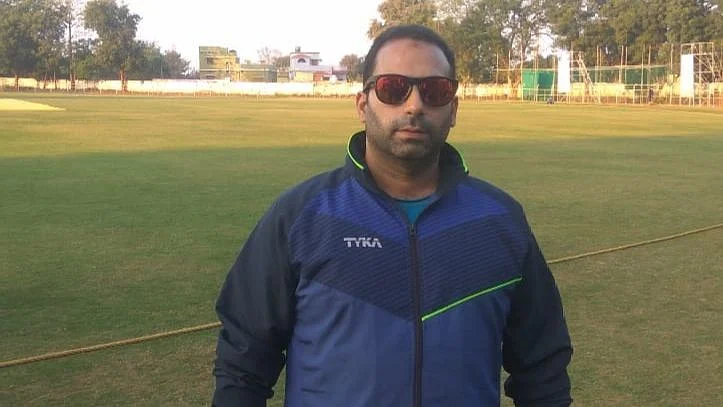 File photo of Mujtaba Ahmad Wani, a senior video analyst who worked with J&K’s Under-19 team last season.