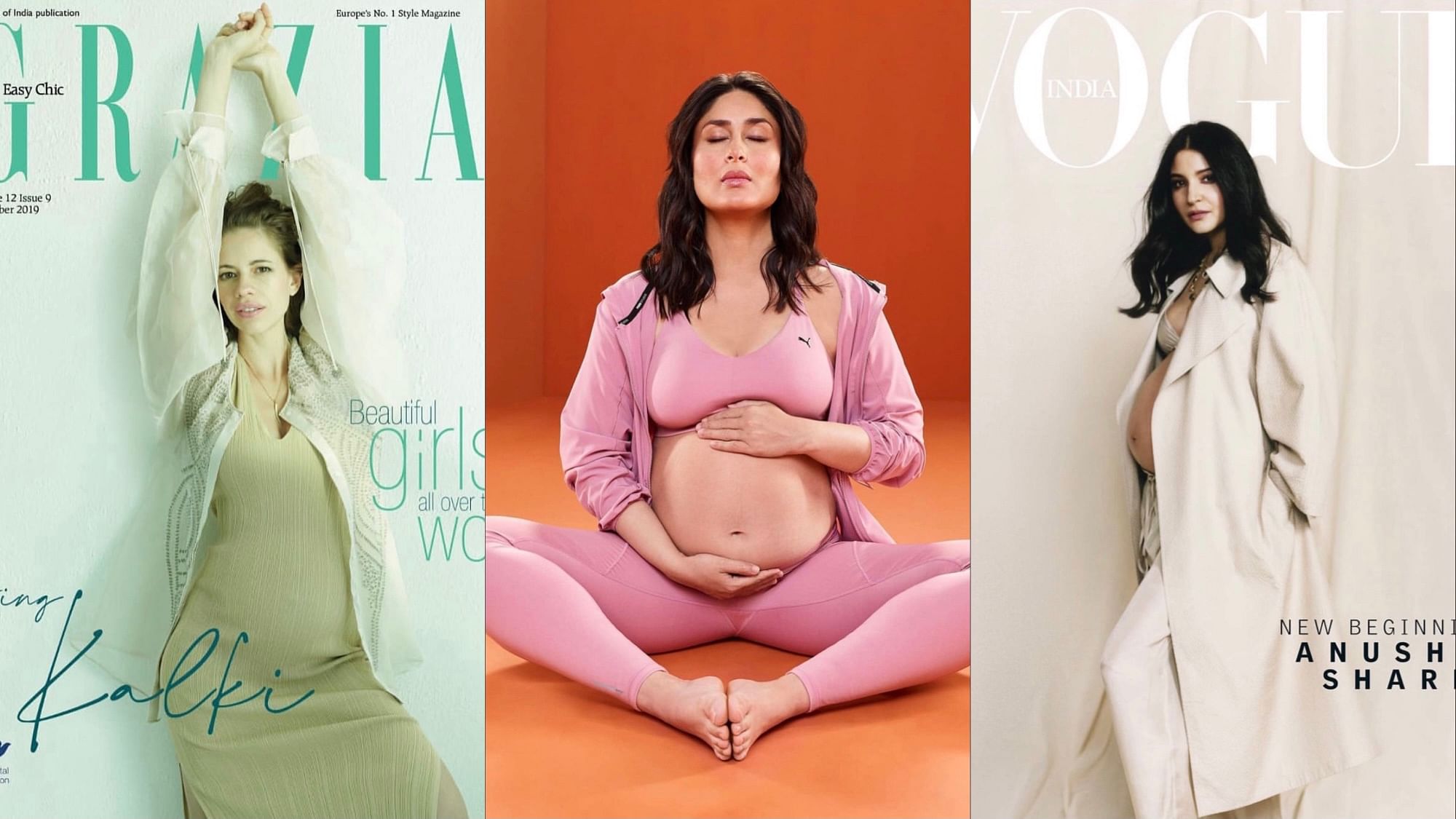 Celebrities who have aced the maternity photoshoots. 