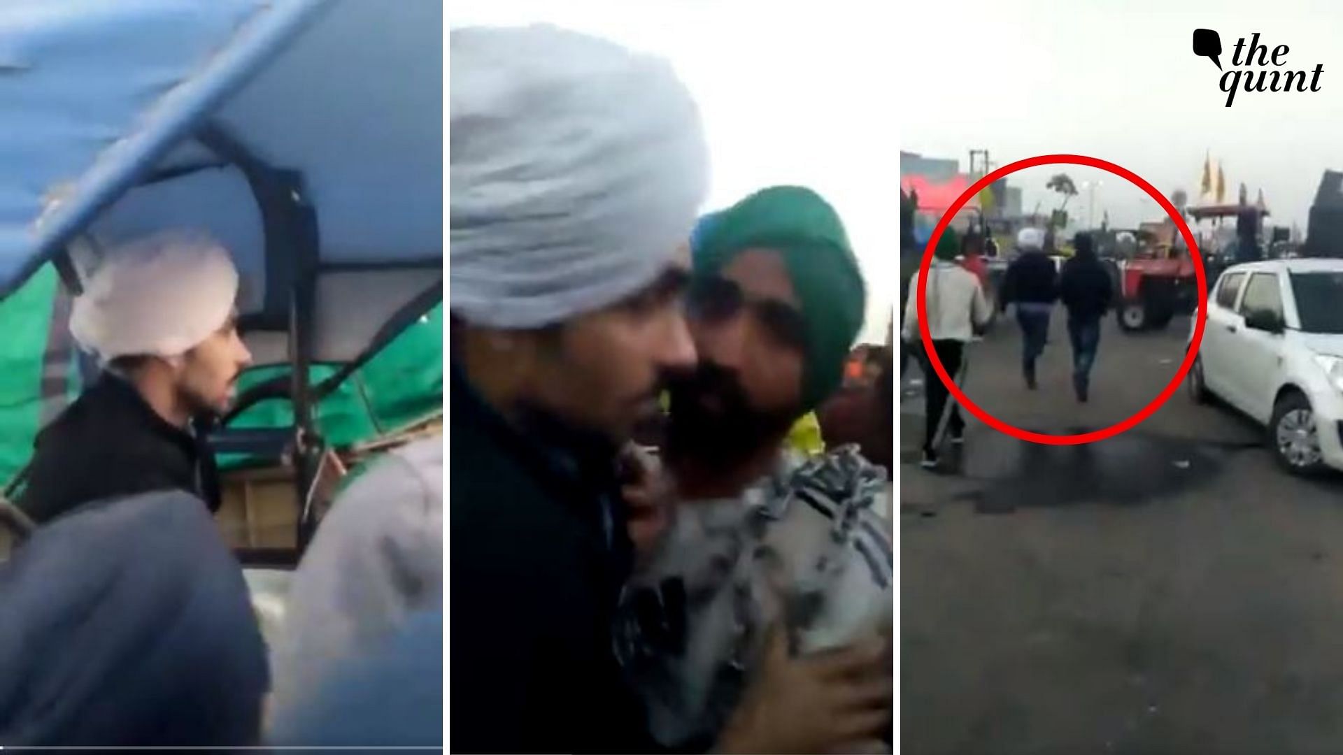 In the 1.05 minute clip that’s being widely shared, Deep Sidhu can be seen being confronted by a group of farmers while he was making a video sitting on a tractor. Sidhu then jumps off the tractor and is chased by the farmers.