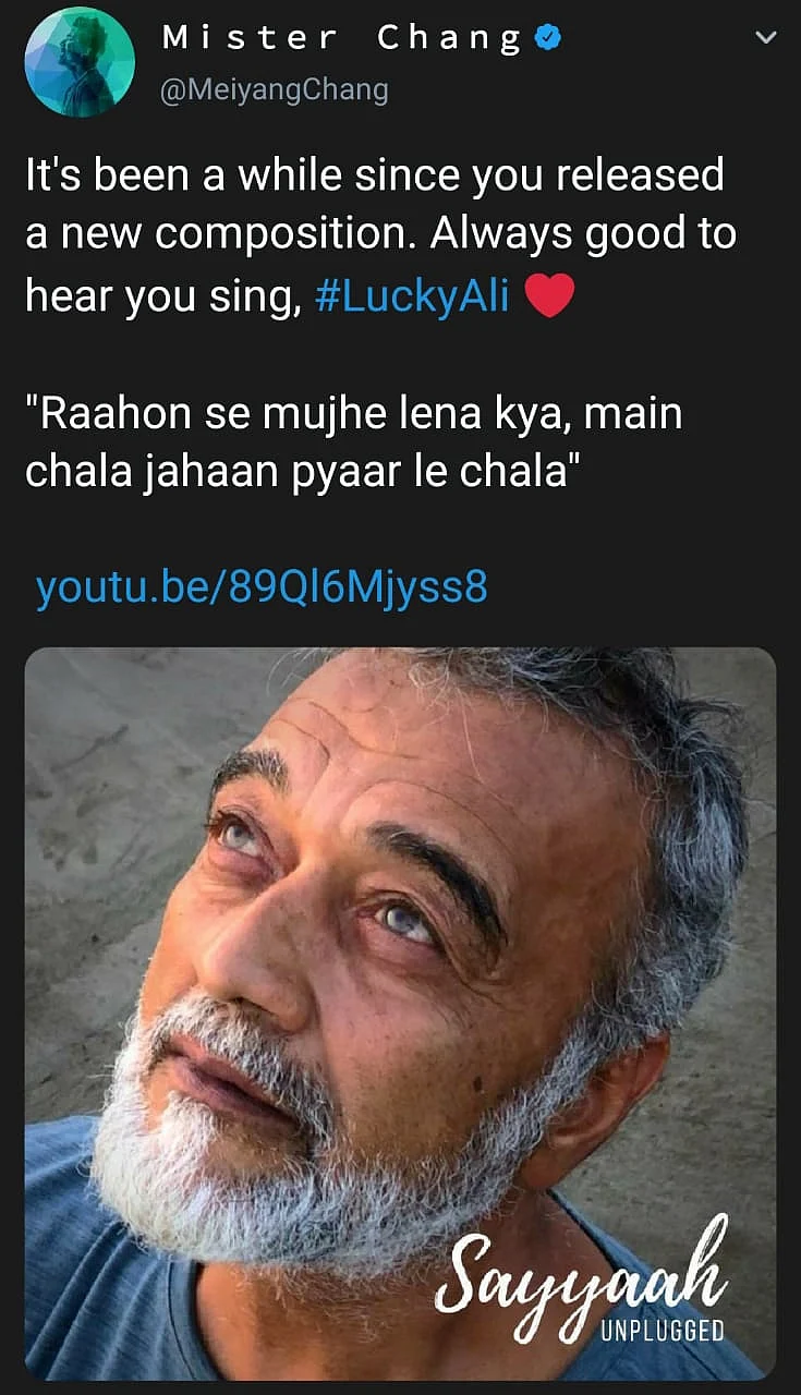 Lucky Ali Sweeps the Internet With a Heartfelt Rendition of Sayyah