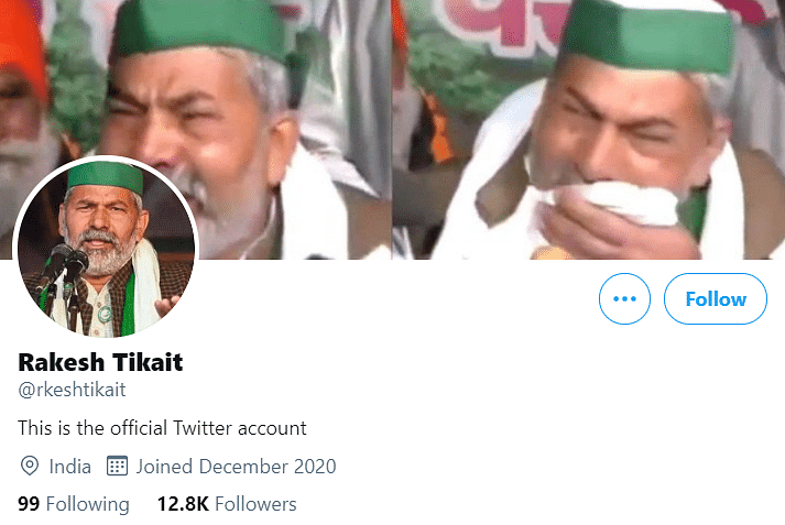 Here’s a look at a few accounts that have come up in BKU’s Rakesh Tikait’s name, claiming to be his official handle.