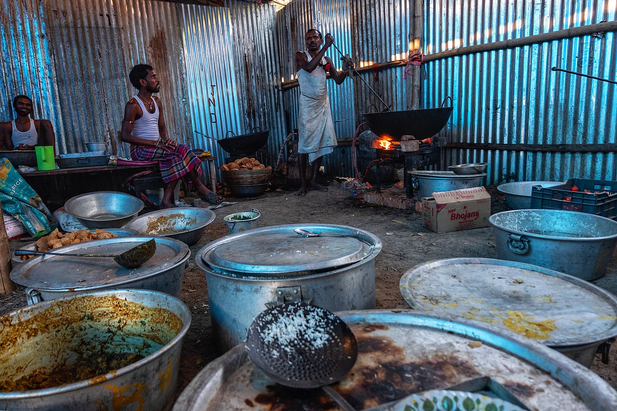 Langar service is provided for pilgrims