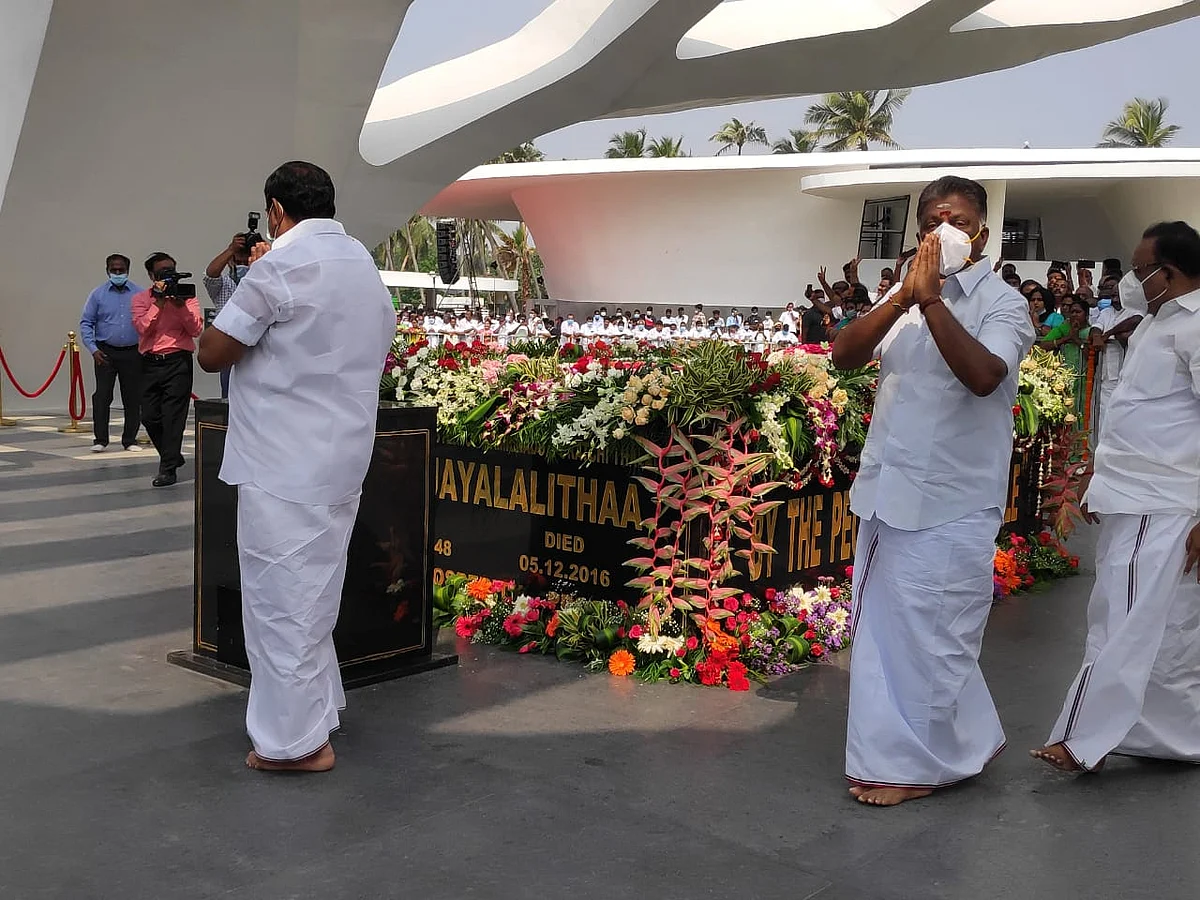 Crowds Throng Marina as AIADMK Unveils Jayalalithaa Memorial