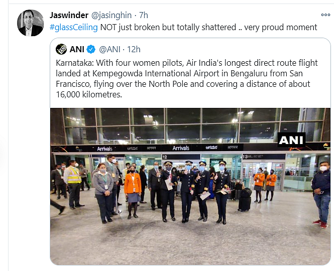 All-Women Pilot Crew Flies Longest Air India Direct Route Flight