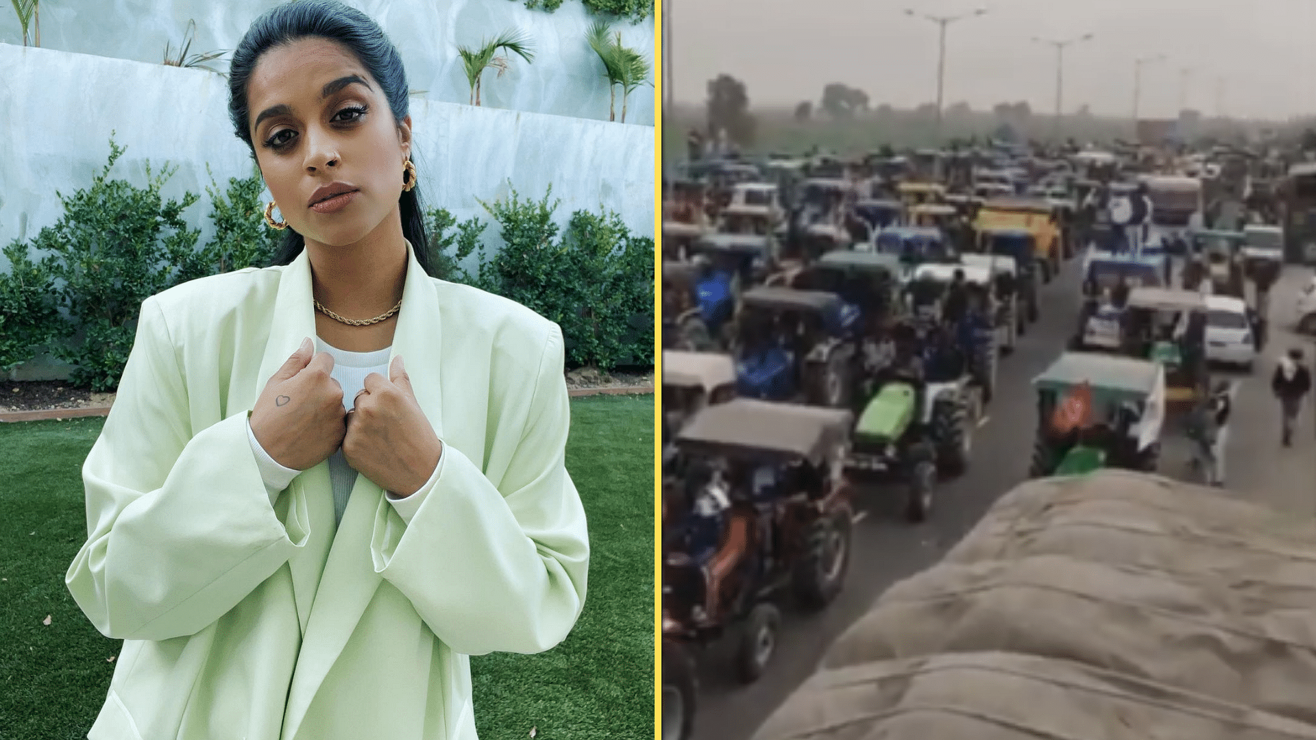 YouTube star Lilly Singh tweeted in support of protesting farmers who organised a tractor rally on Republic Day.