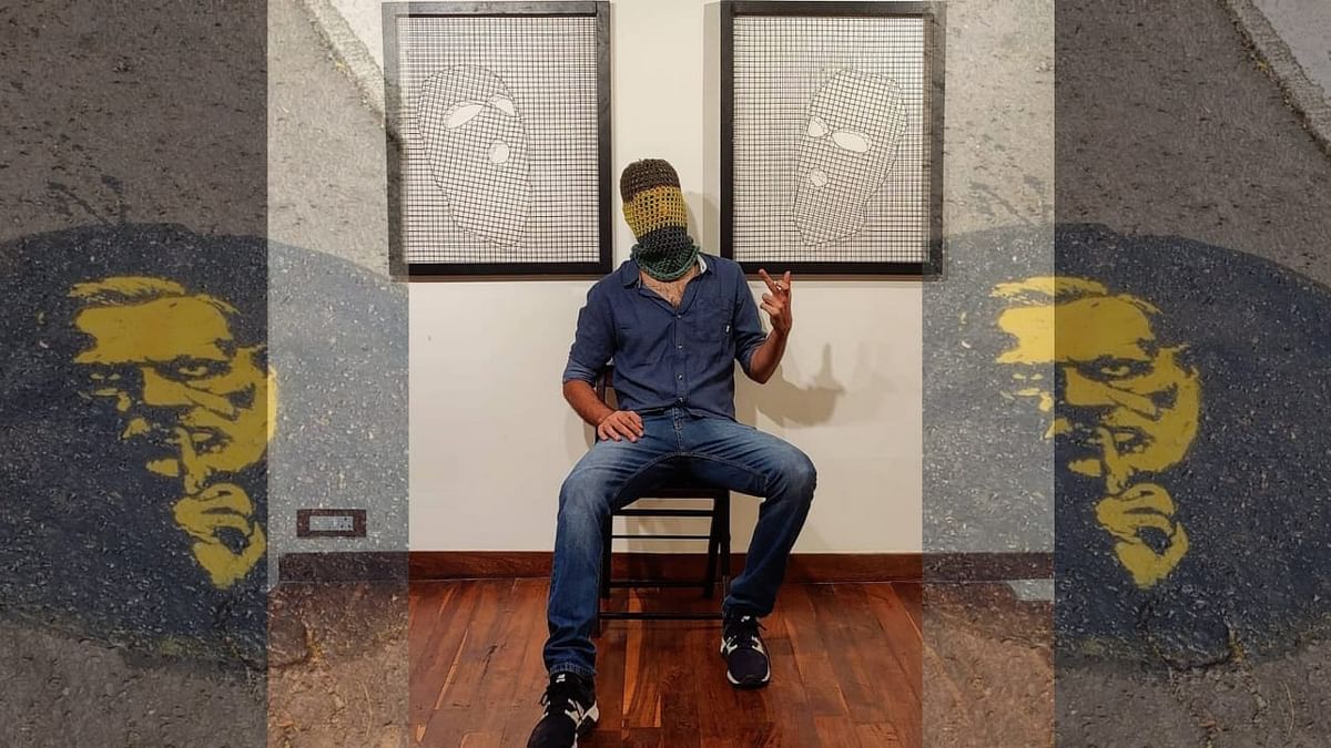 Street Artist Tyler AKA 'Desi Banksy’ & His Masked ‘Walk of Shame’