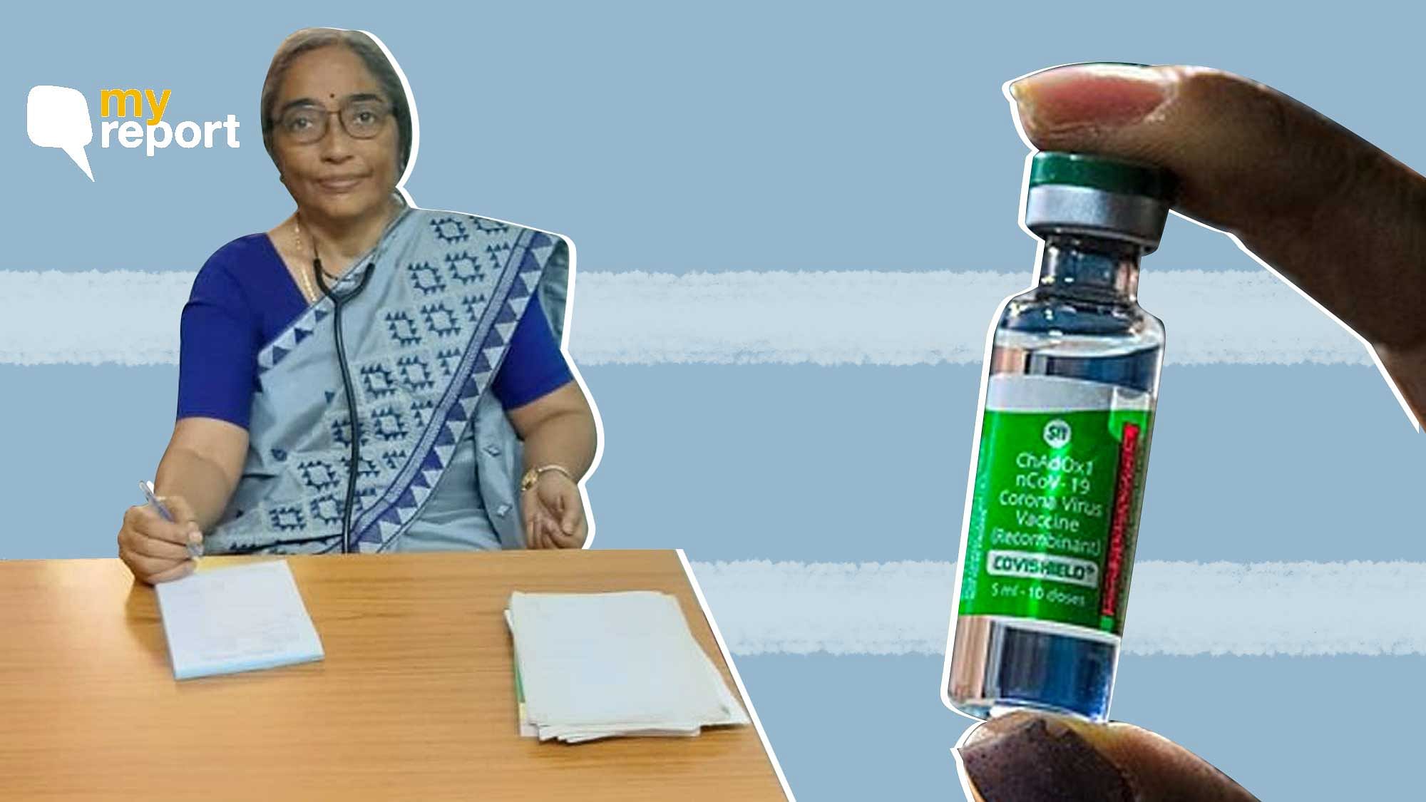 Doctor Sushila received her first shot of Covishield vaccine on 23 January.