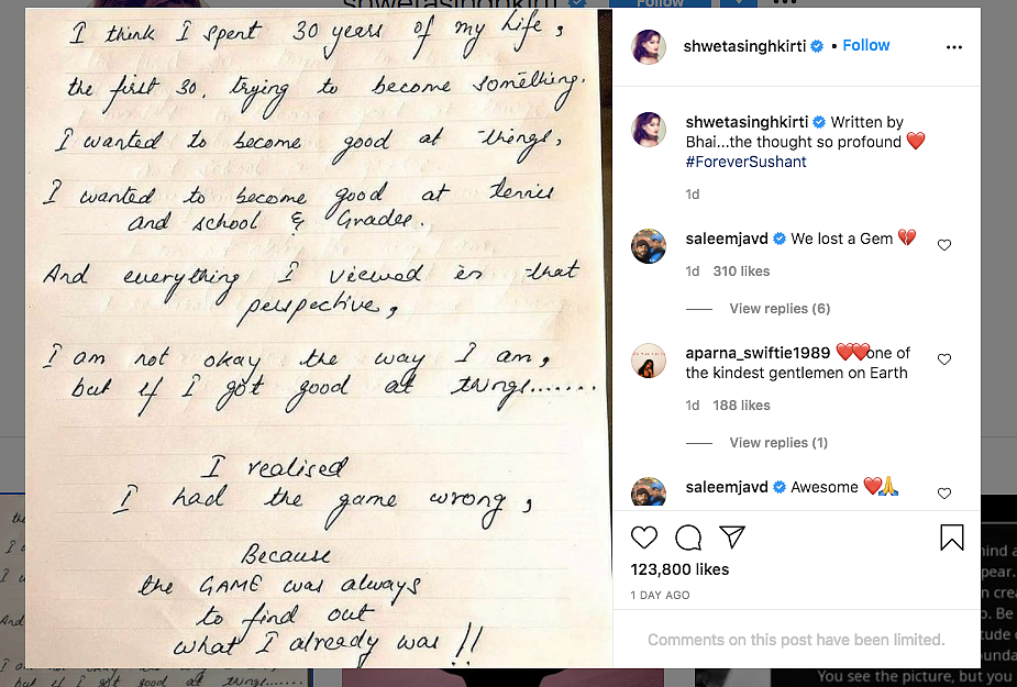 Here's How Sushant's Sister Wants Fans to Celebrate His Birthday