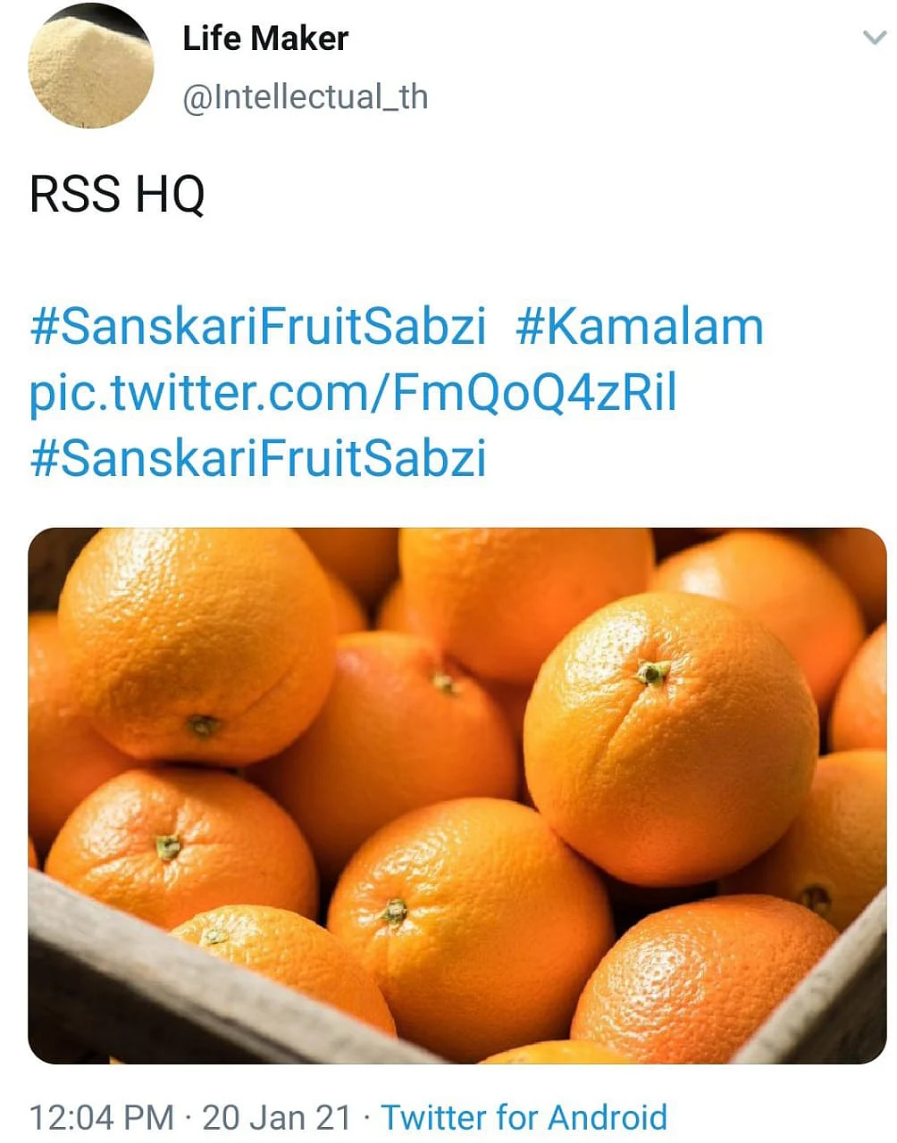 After ‘Kamalam’, Twitter Renames Other Fruits & Vegetables