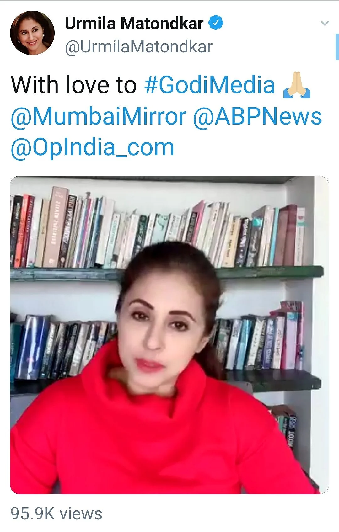 Urmila hits back at Kangana.