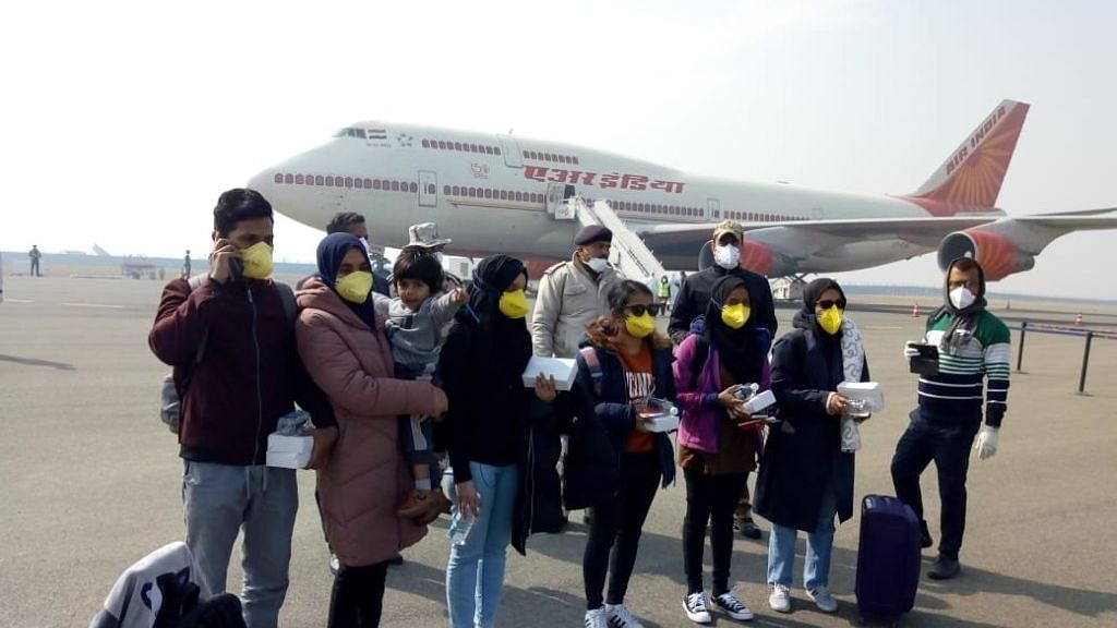 New Delhi: National carrier Air India’s second special flight to the Chinese city of Wuhan, the epicentre of the novel coronavirus outbreak, landed at the IGI airport in New Delhi on Sunday with 323 Indian and seven Maldivian citizens onboard, on 2 February 2020.