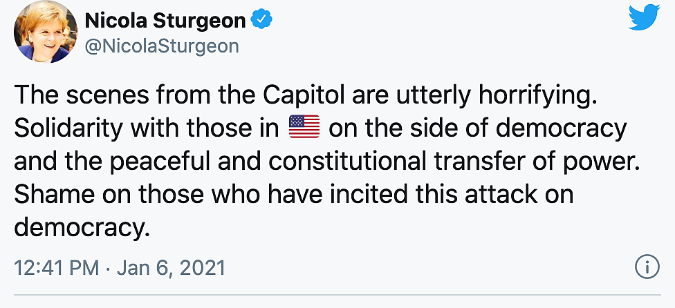 ‘Disgraceful’: Johnson, Ardern & Merkel Condemn US Capitol Siege